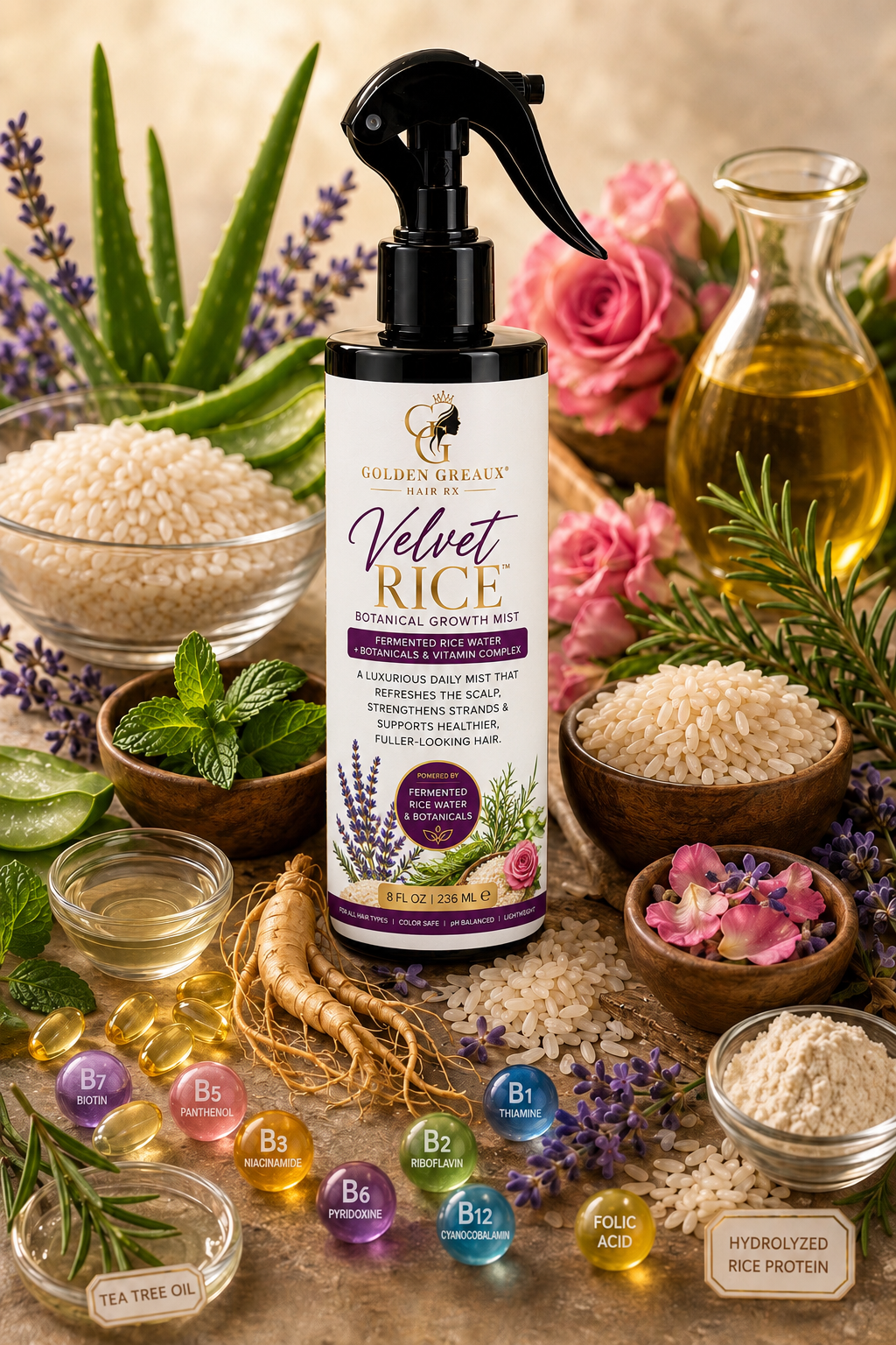 Velvet Rice™ Botanical Growth Mist