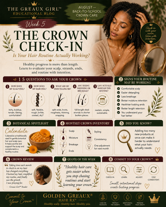 The Crown Check-In — Is Your Hair Routine Actually Working?