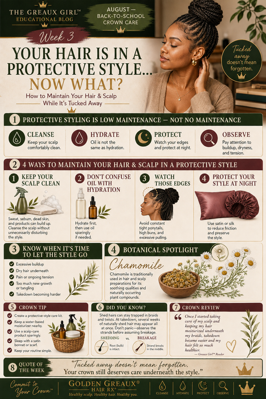 Your Hair Is in a Protective Style… Now What?