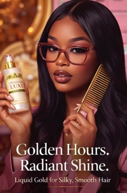 Abyssinian Luxe Shine & Strength Hair Sealant | Hair Oil for Shine, Split End Repair & Frizz Control