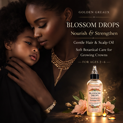 Blossom Drops— Nourish & Strengthen Kids Hair Oil | For Ages 2-6