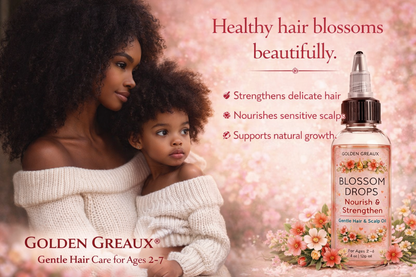 Blossom Drops— Nourish & Strengthen Kids Hair Oil | For Ages 2-6