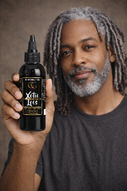 Xotic Locs™ — Conditioning Hair Oil
For Locs | Sisterlocks | Freeforms | Microlocs