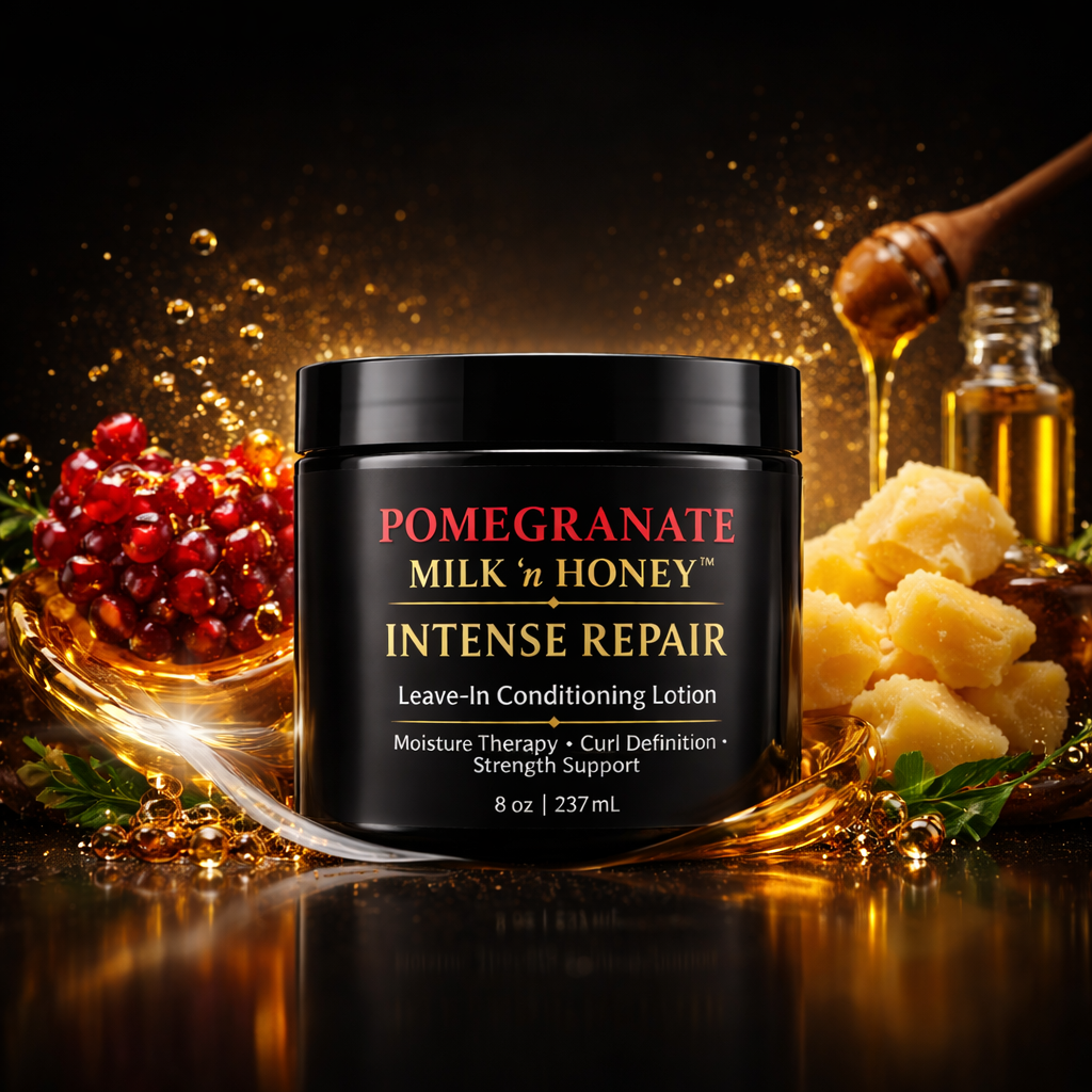 Pomegranate Milk ‘n Honey™
 Intense Repair Leave-in Hair Lotion