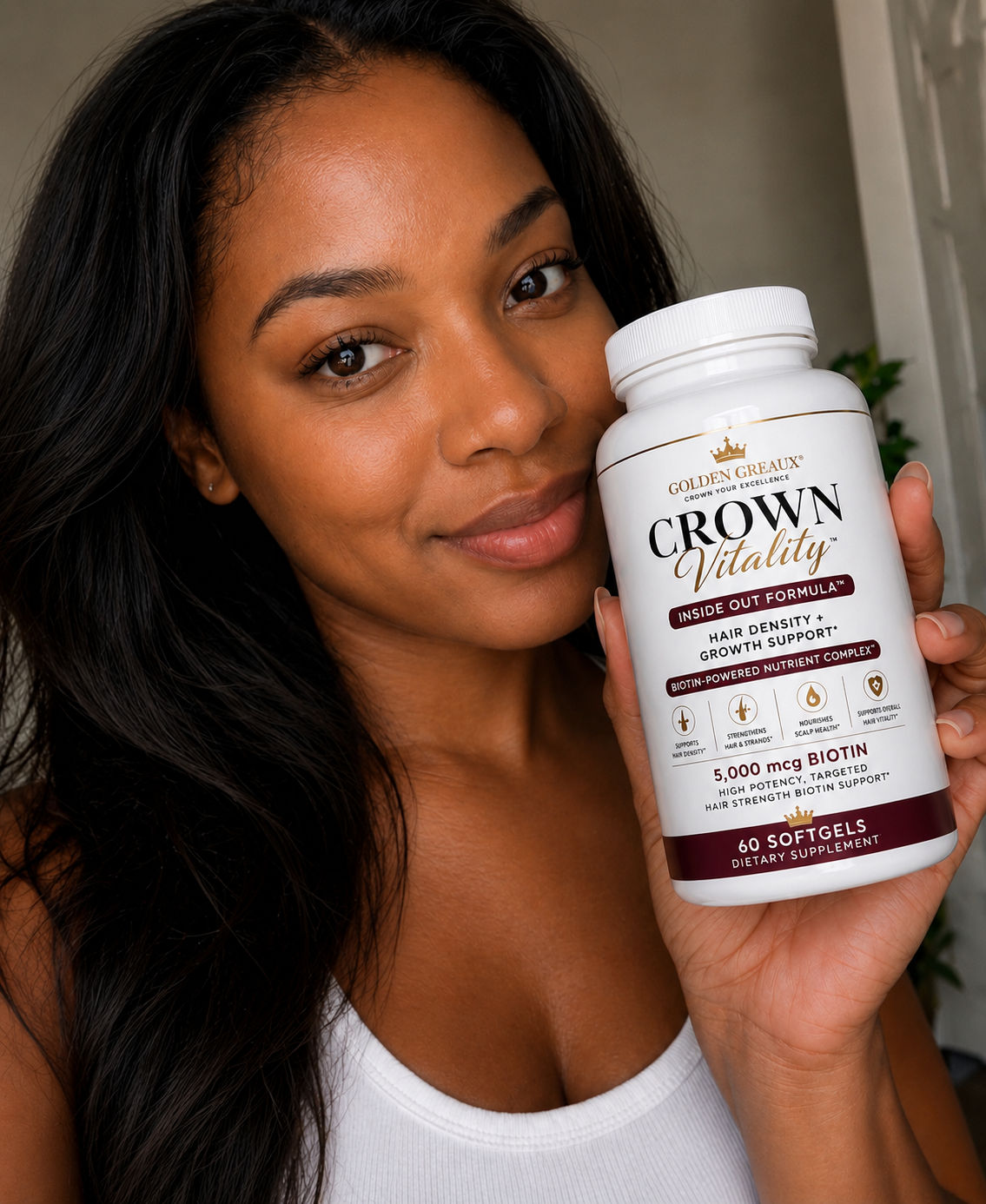 Crown Vitality™ INSIDE OUT FORMULA Hair Density + Growth Support