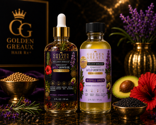 Melanin Miracle™ HERBaceous WILD Growth Oil & REFILL — small