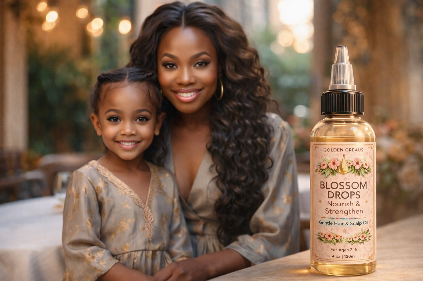 Blossom Drops— Nourish & Strengthen Kids Hair Oil | For Ages 2-6