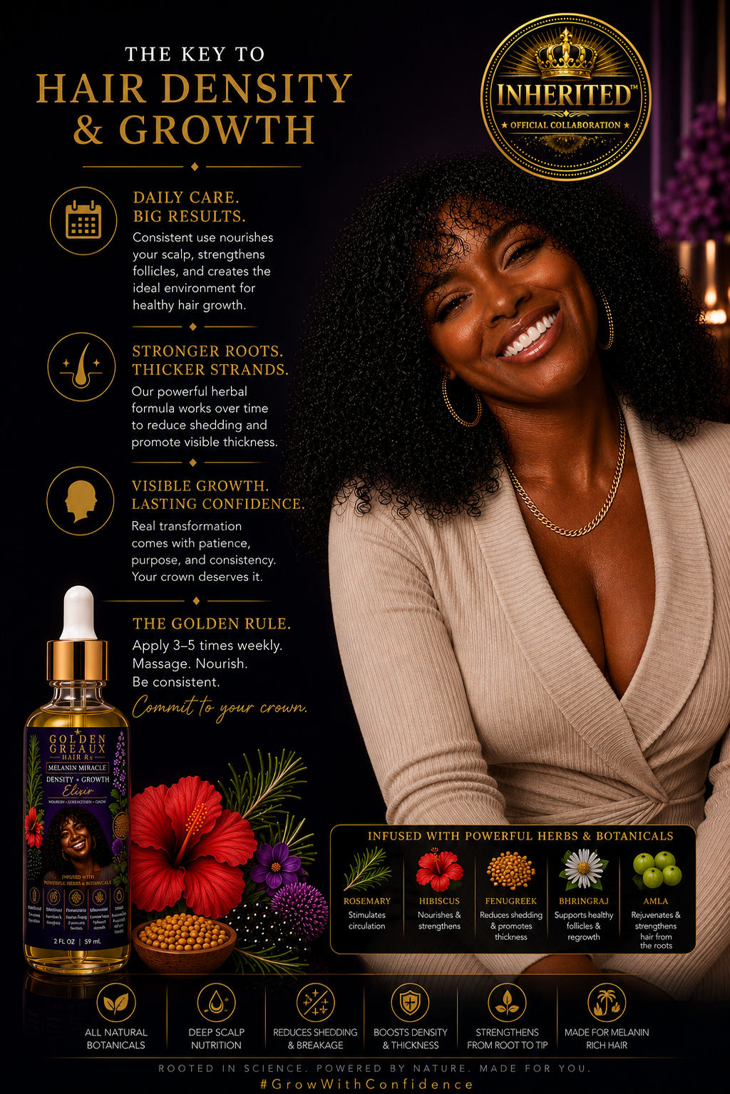 Melanin Miracle™ 
Hair Density & Growth Elixir