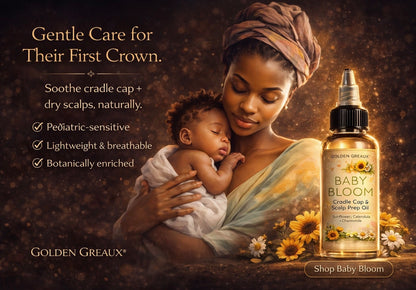 Baby Bloom— Cradle Cap & Scalp Prep Oil Baby Hair Oil | Ages 0-24 months