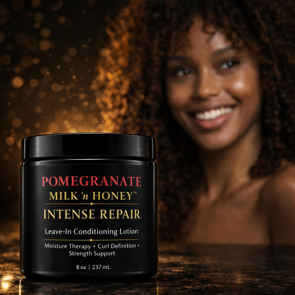 Pomegranate Milk ‘n Honey™
 Intense Repair Leave-in Hair Lotion
