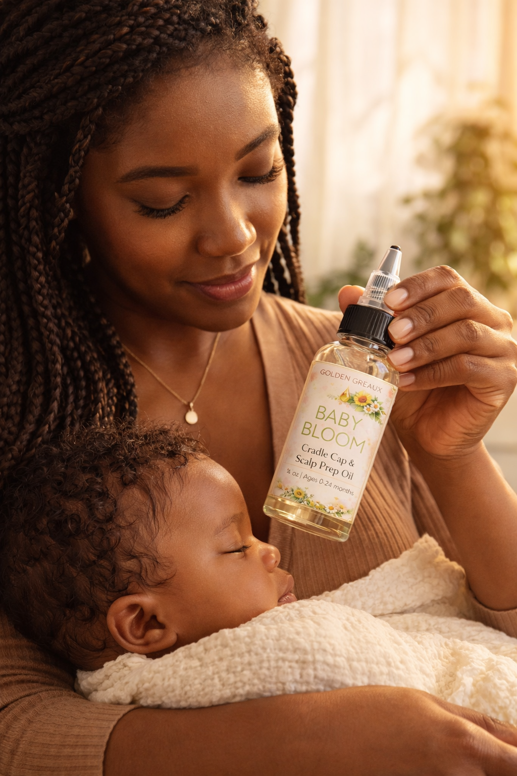 Baby Bloom— Cradle Cap & Scalp Prep Oil Baby Hair Oil | Ages 0-24 months